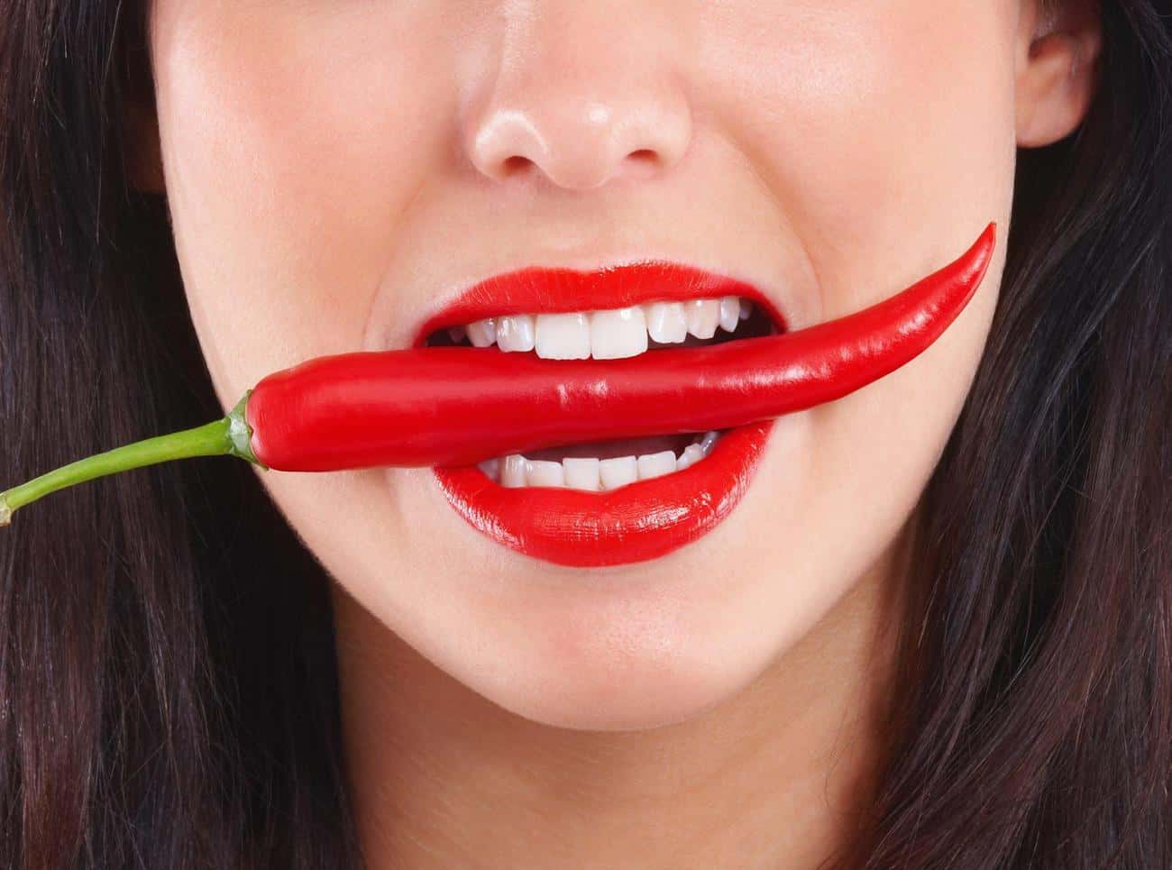 Close-up of a smile with immediate whitening results after treatment Leamington Spa